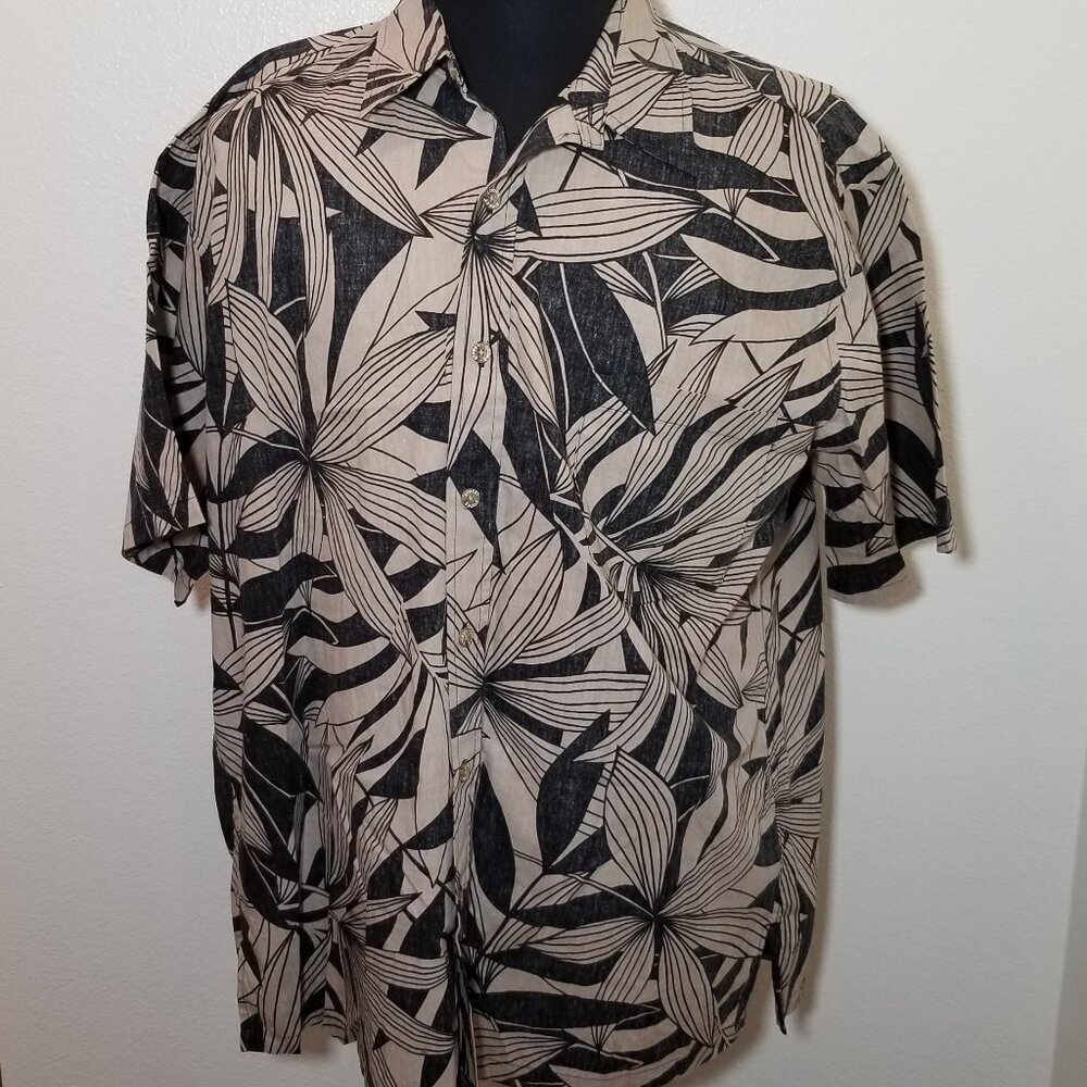 Cooke Street Mens XL Shirt Short Sleeve‎ Button Up Floral Hawaiian Island Aloha